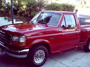 After Picture of the same Ford Pick Up Truck with all the oxidation removed and the paint brought back to its original shine and luster! The service was our Diamond Detail along with paint correction work. The exterior process I used was a clay bar, two step polish, and then applied a premium wax. The clay bar took all contaminants off the paint, the two step polish removed the oxidation and restored incredible shine and luster, and the premium wax enhances luster and protects the paint.